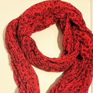 Crinkle Crepe Scarf/Wrap